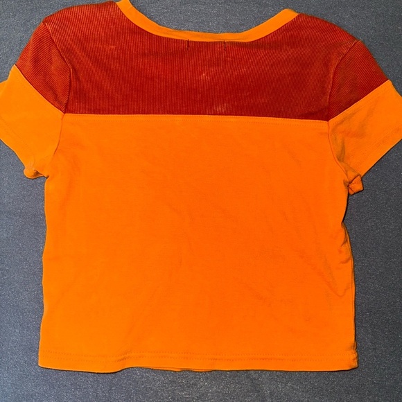 Forever 21 Surfer Vibe Orange Baby Tee - Picture 5 of 6